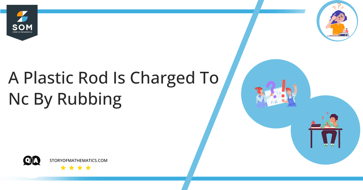 A Plastic Rod Is Charged To Nc By Rubbing