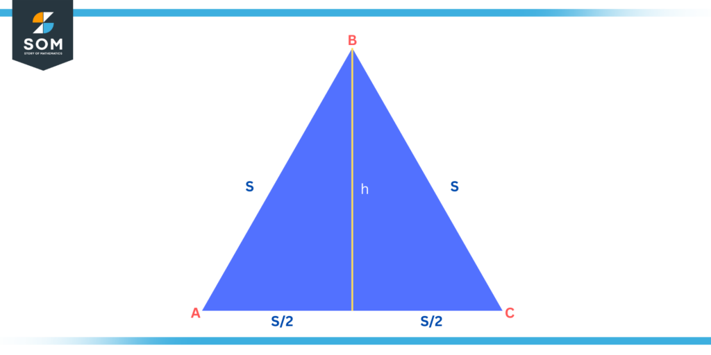 Area of Equiangular Triangle