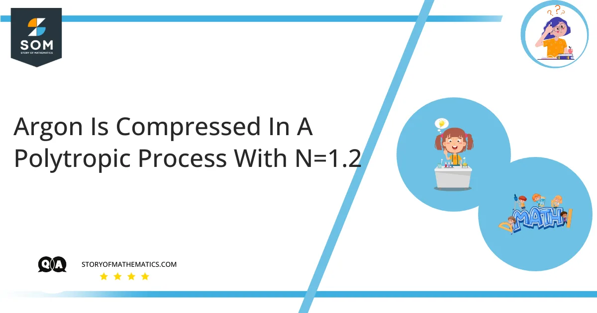 Argon Is Compressed In A Polytropic Process With N1.2