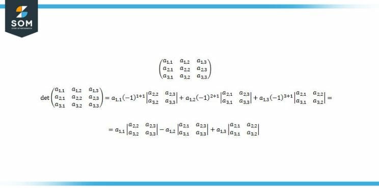 General Formula of Finding Determinant of 3 x 3 Matrix