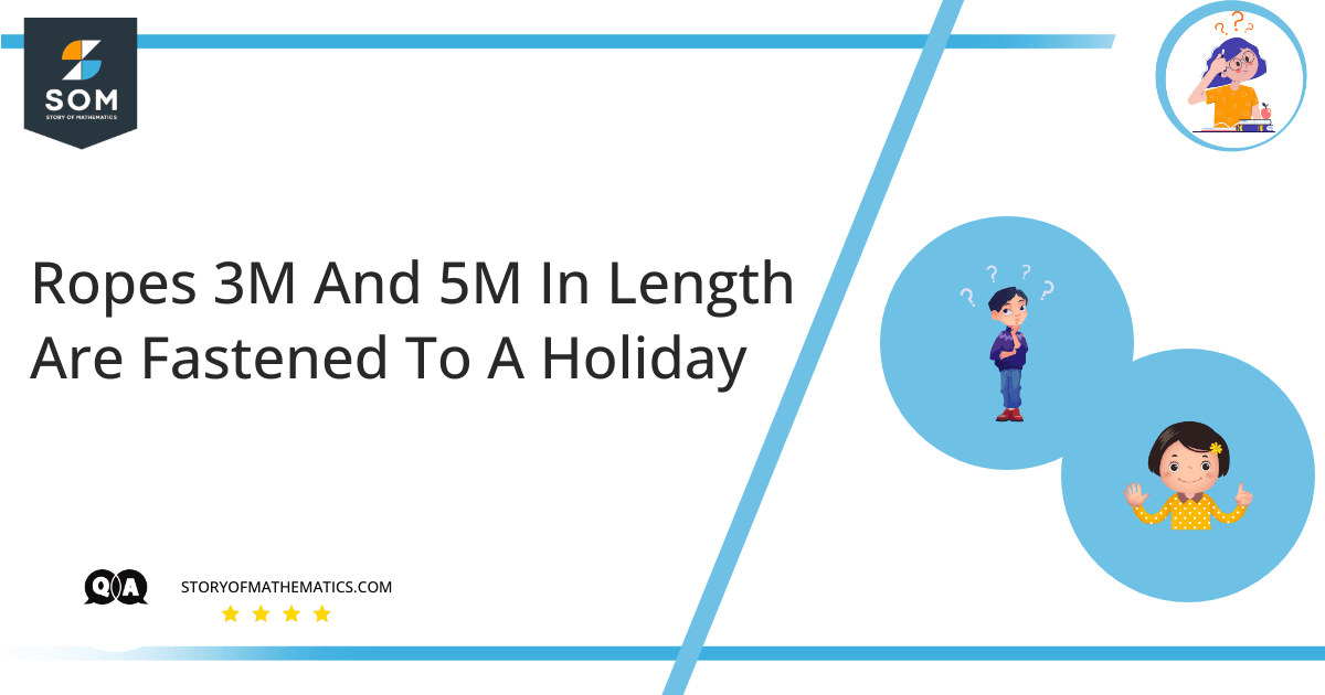 Ropes 3M And 5M In Length Are Fastened To A Holiday