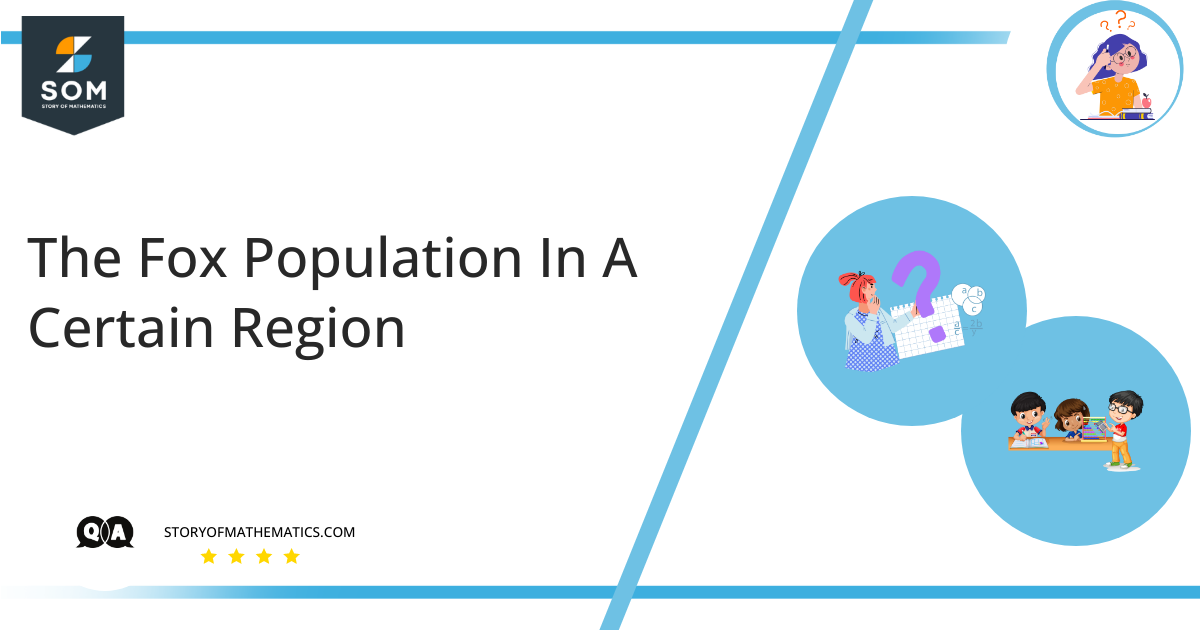 The Fox Population In A Certain Region