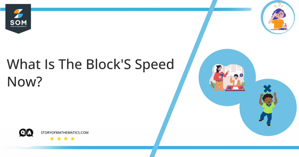 What is the block's speed now? - The Story of Mathematics - A History ...