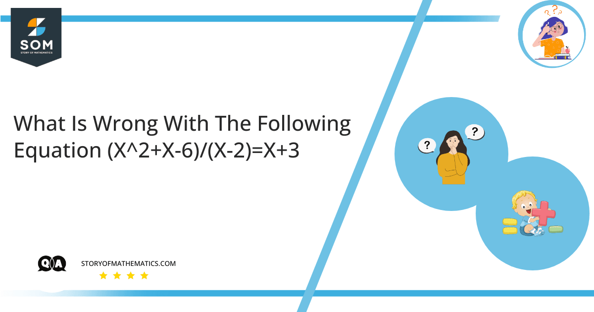 What Is Wrong With The Following Equation X^2X 6X 2X3