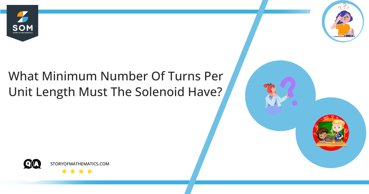 What Minimum Number Of Turns Per Unit Length Must The Solenoid Have
