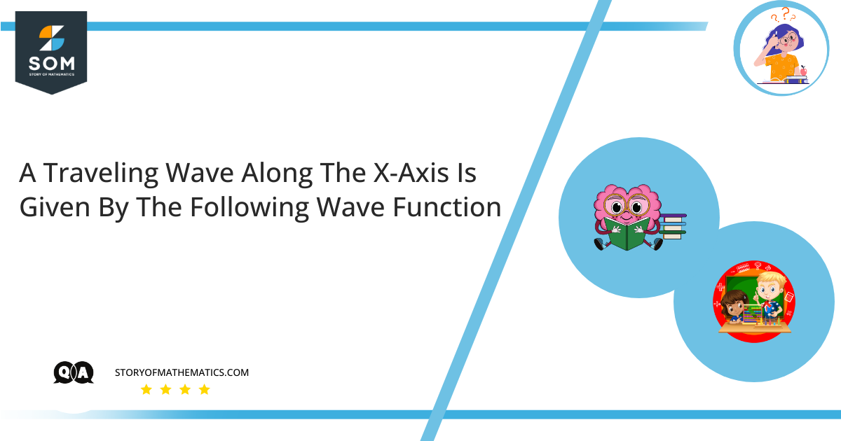 a traveling wave along the x axis is given by the following wave function