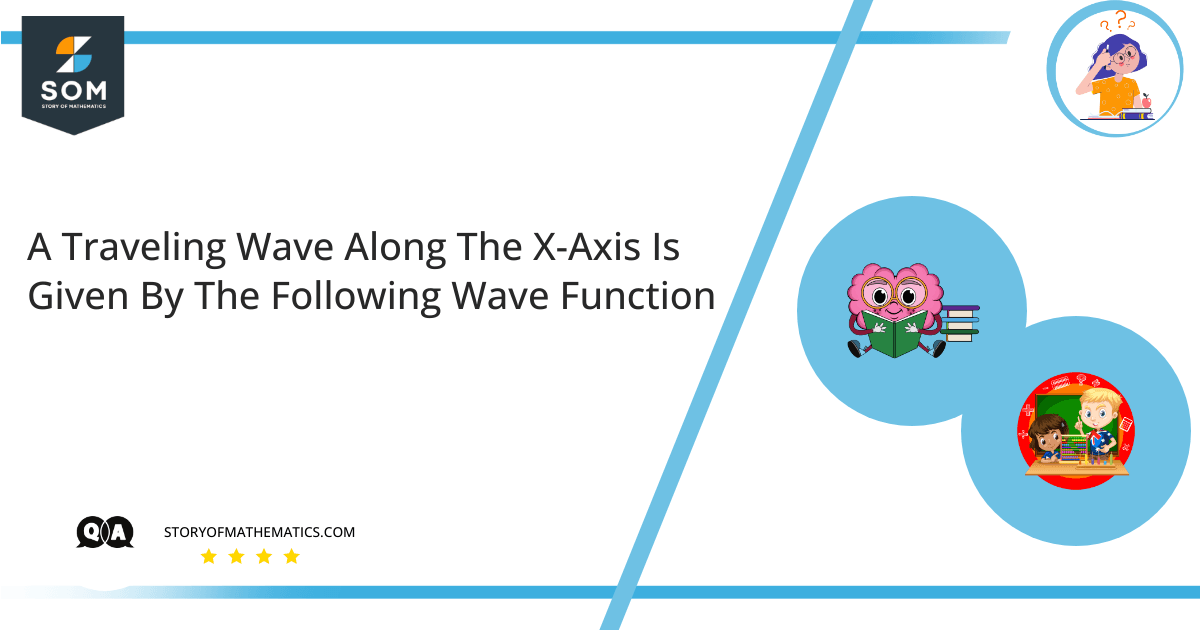 a traveling wave along the x axis is given by the following wave function