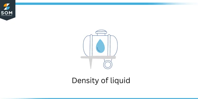 Density of liquid Density of liquid