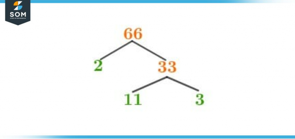 Factor tree of sixty six