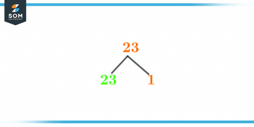 Factor tree of twenty three