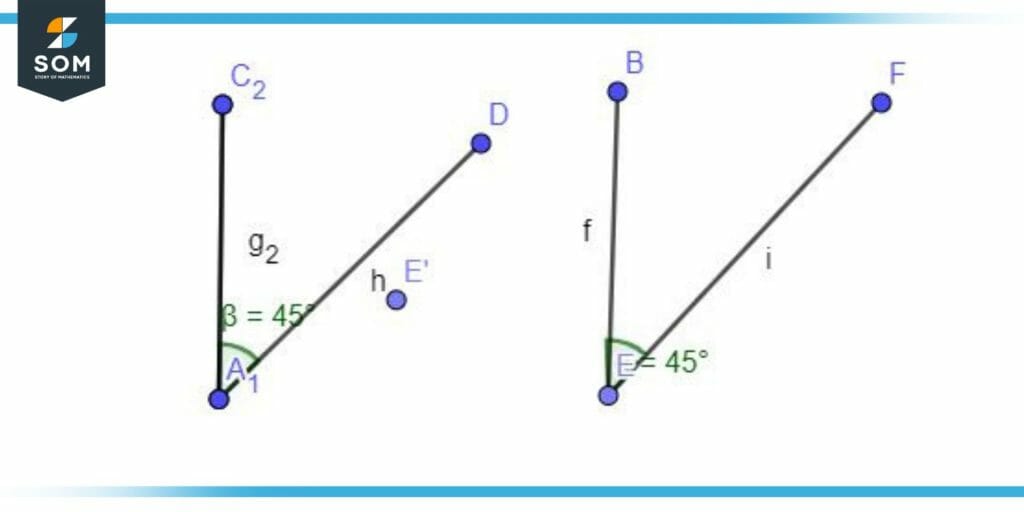Non adjacent complementary angles