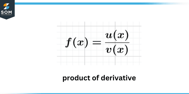 Product of derivative