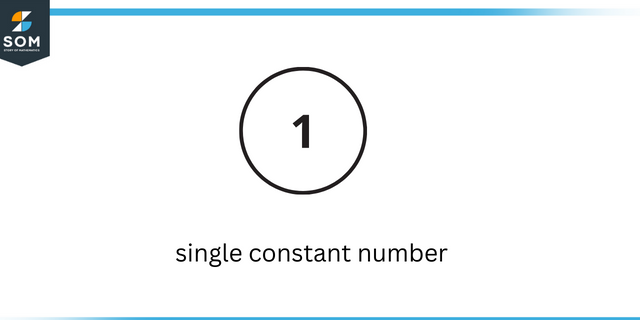 Single constant number