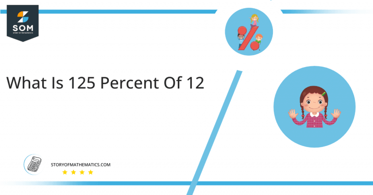 The 125 Percent Of 12 Is Equal To 15 It Can Be Easily Calculated By 