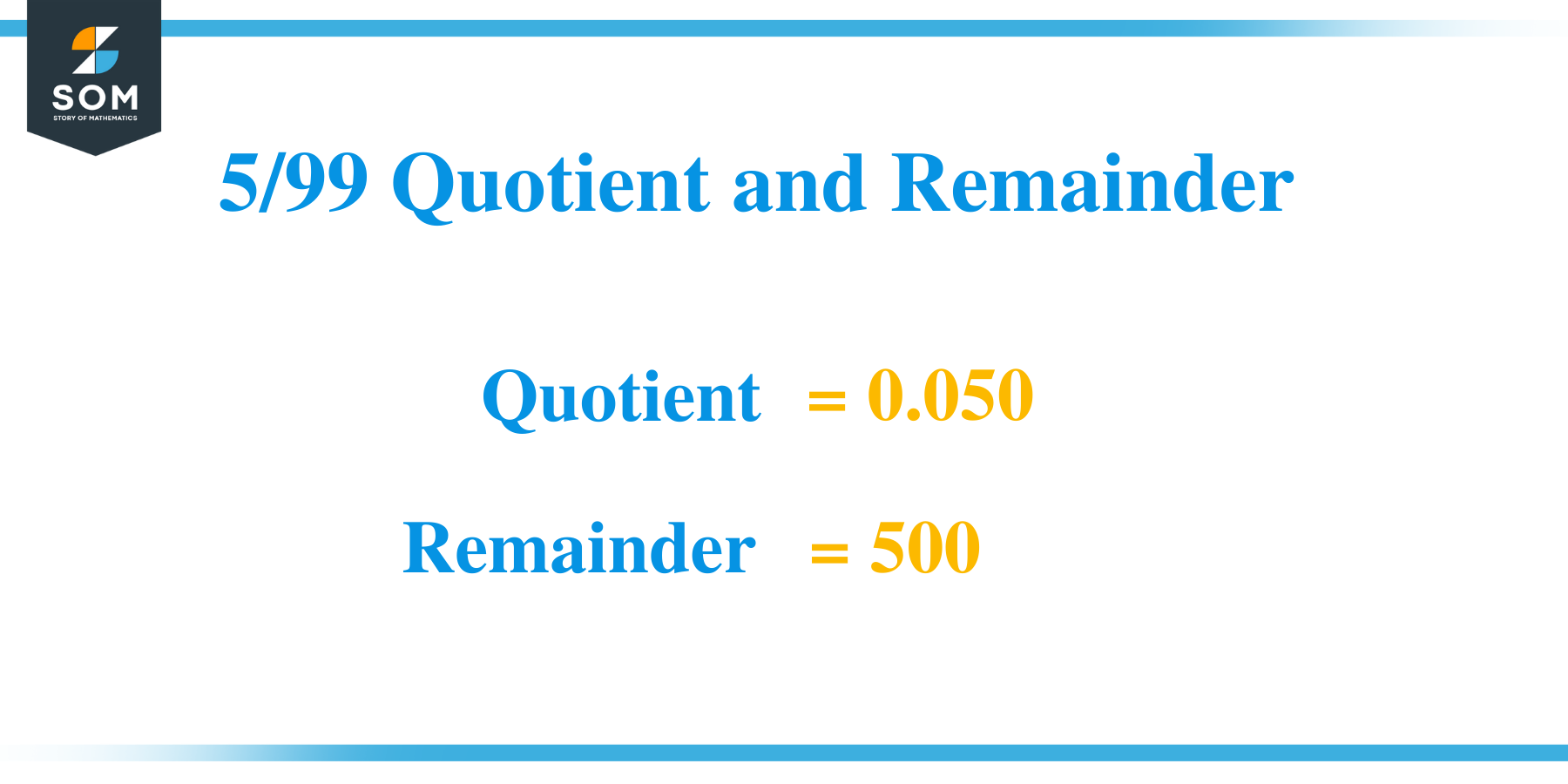 5 99 Quotient and Remainder