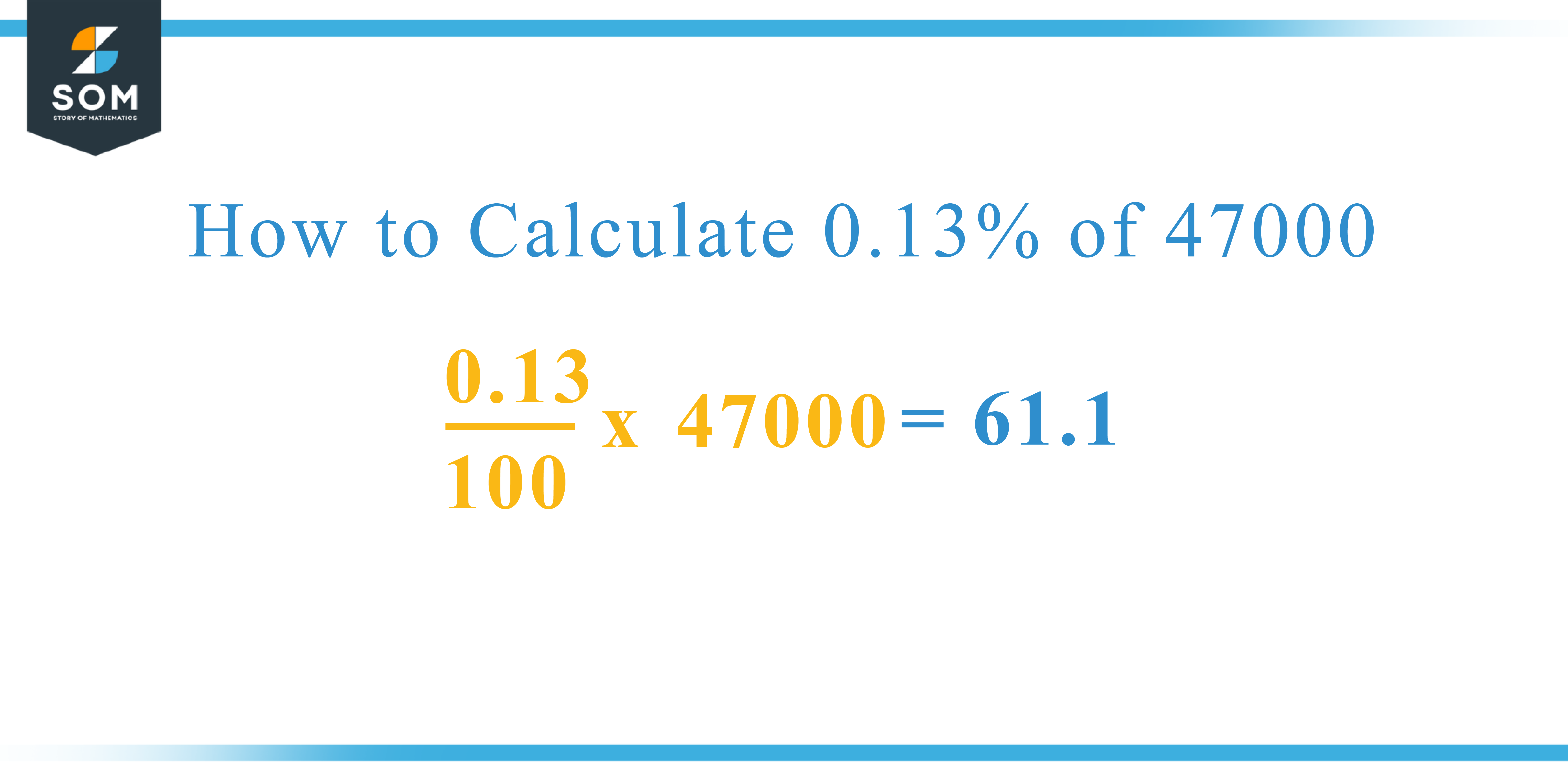 Calculation 0.13 percent of 47000 09