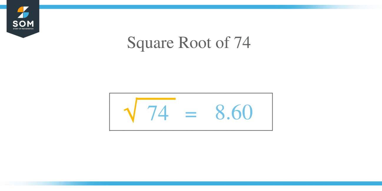 Square Root of 74+ Solution With Free Steps