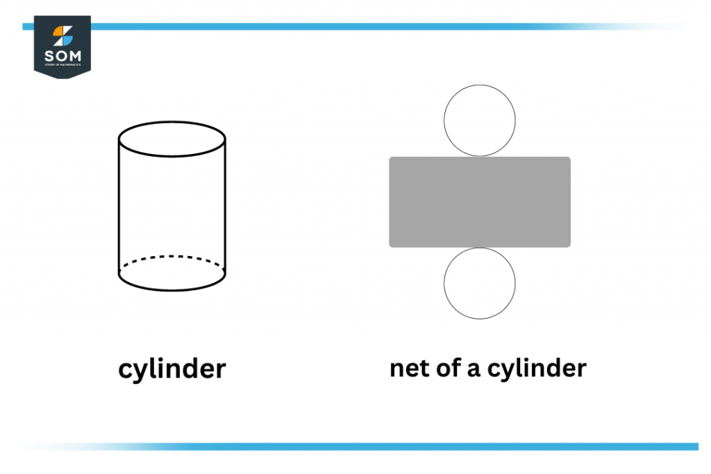 net of a rectangle based cylinder