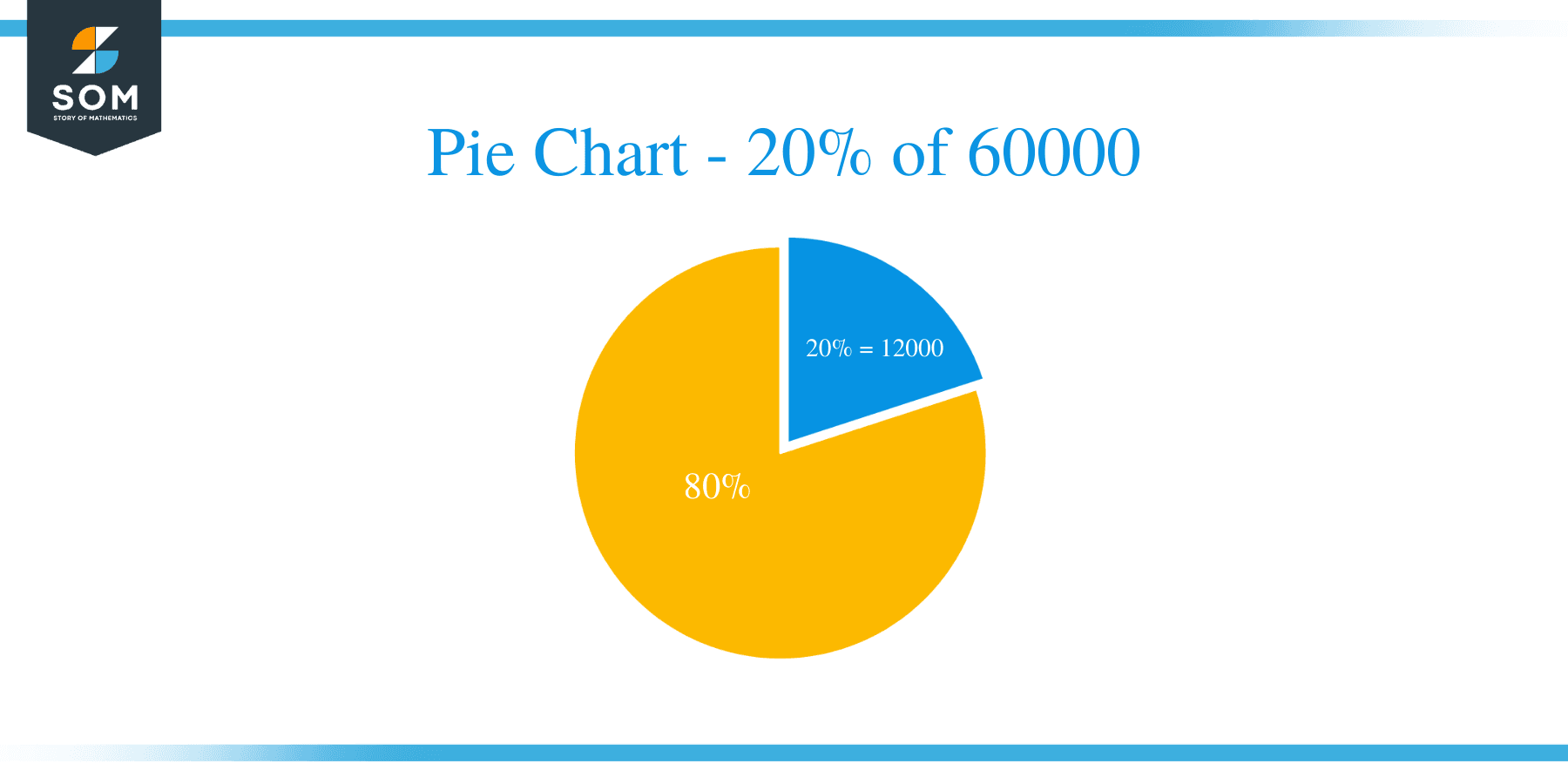 pie chart of 20 of 60000