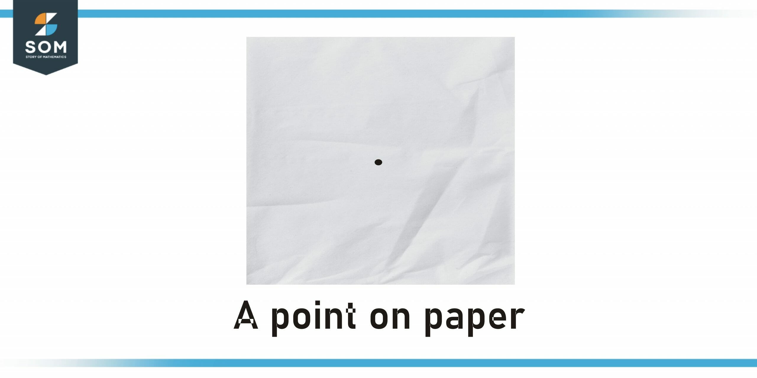 point on paper scaled