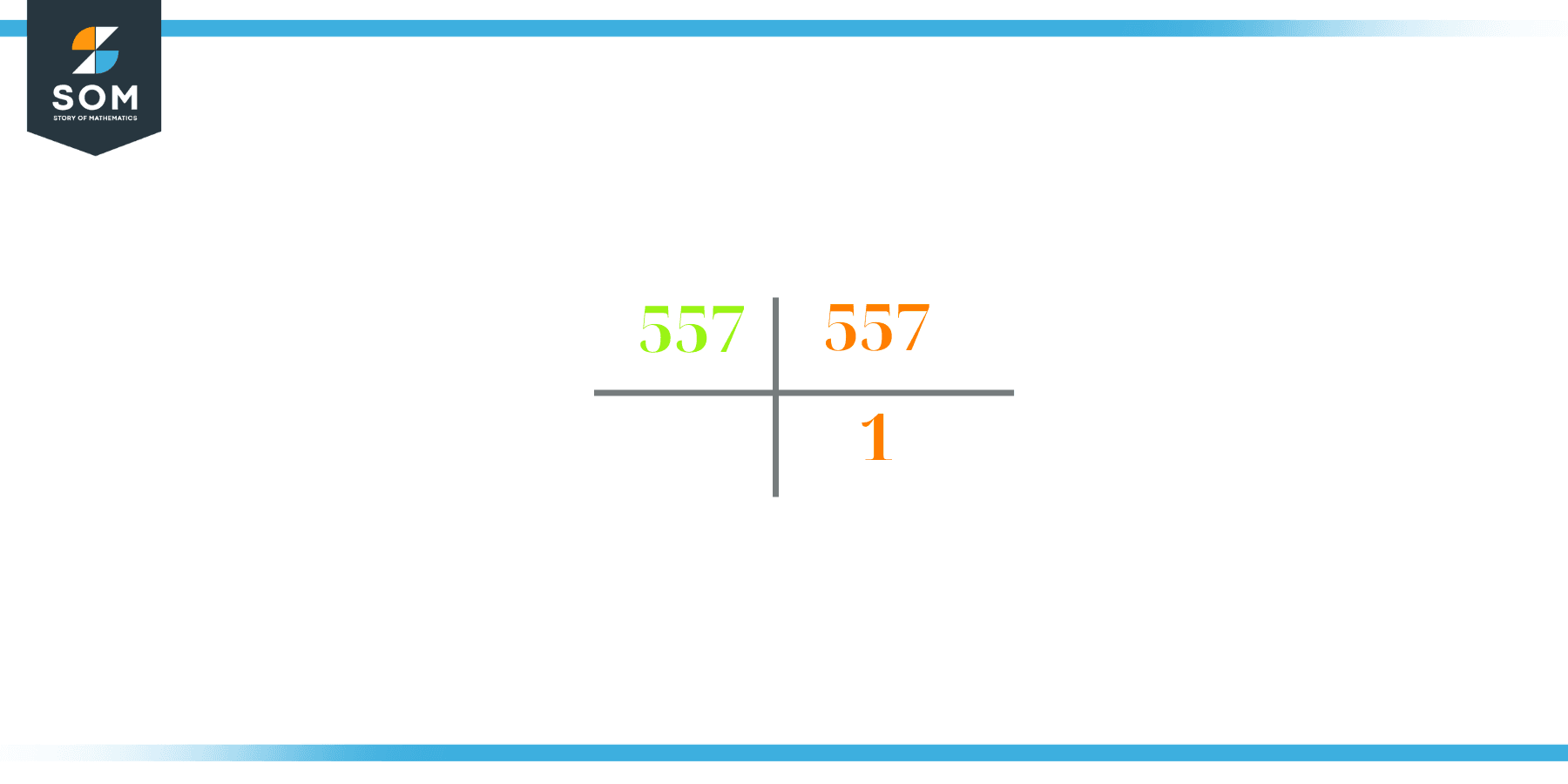 prime factorization of 557