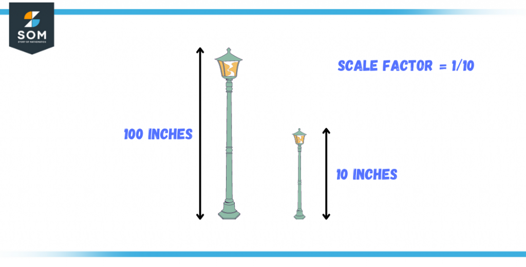 scaled down lamp pole