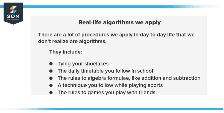 real life algorithm