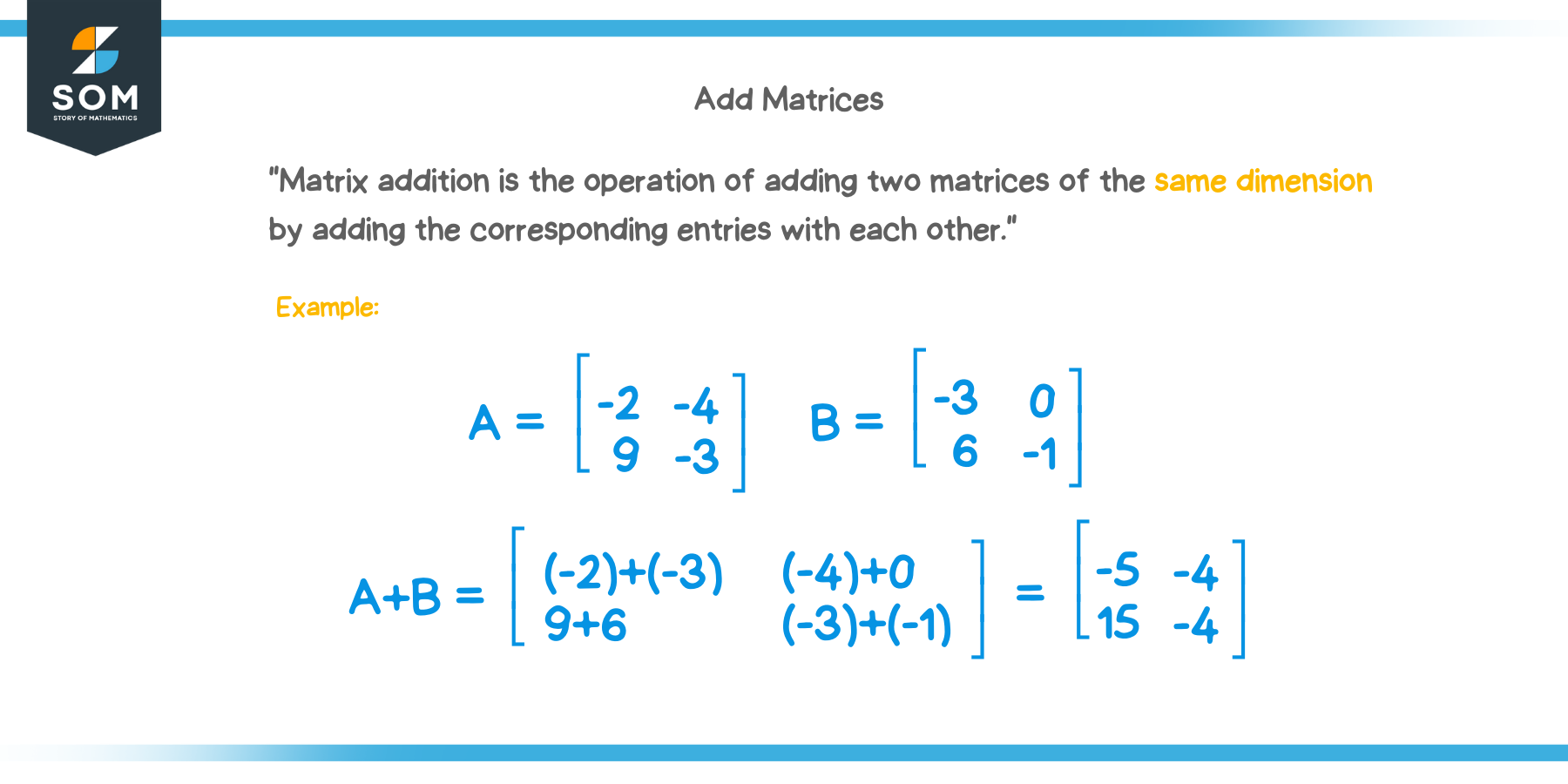 How to add matrices?