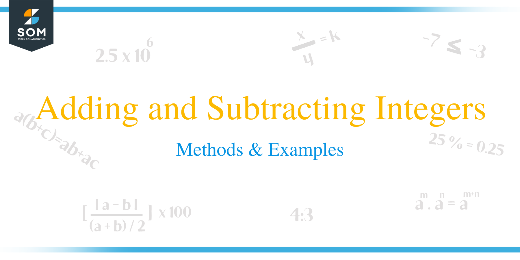 Adding and Subtracting Integers
