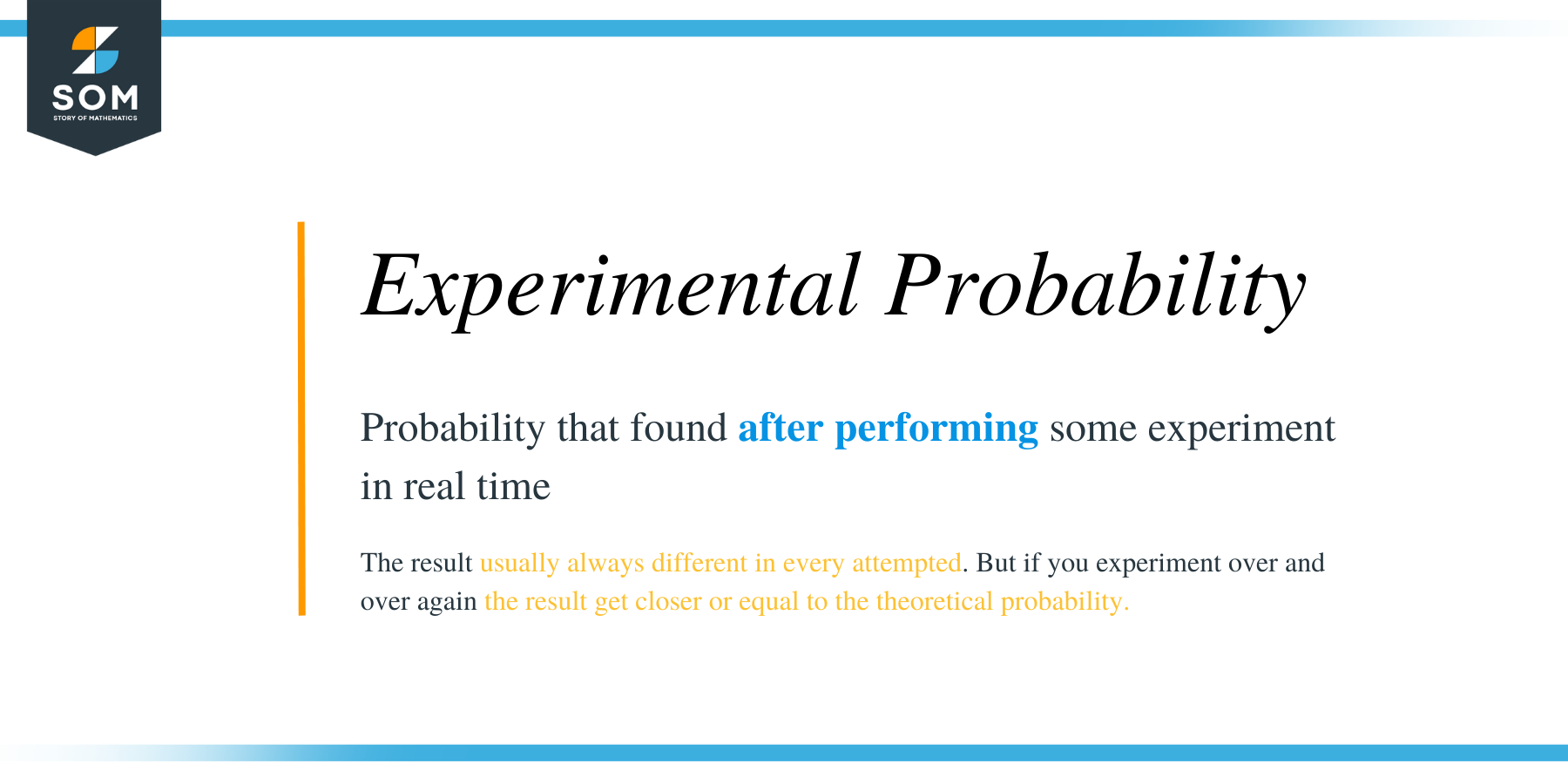 Experimental probability definition