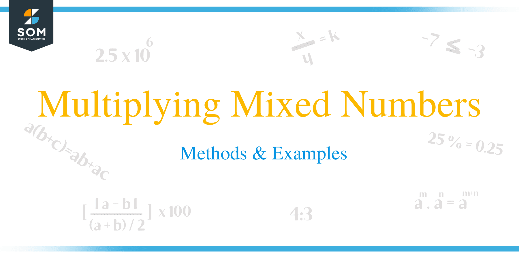 Multiplying Mixed Numbers