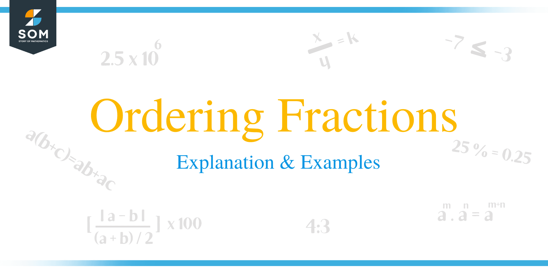 Ordering Fractions