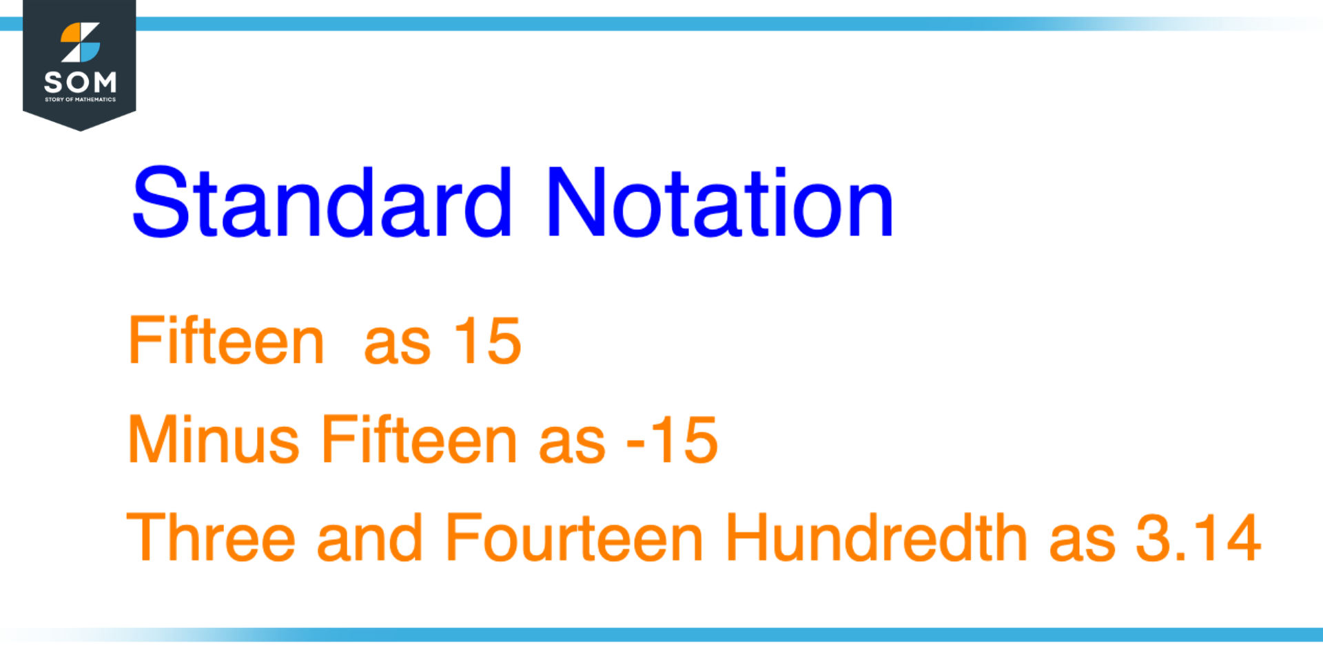 Overview of Standard Notation