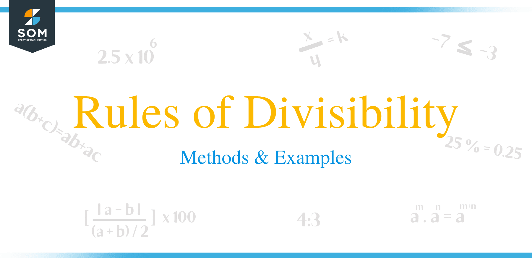 Rules of Divisibility