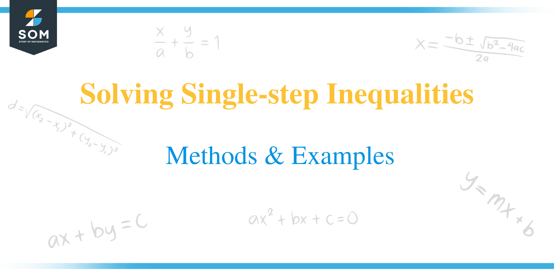 Single step inequalities title