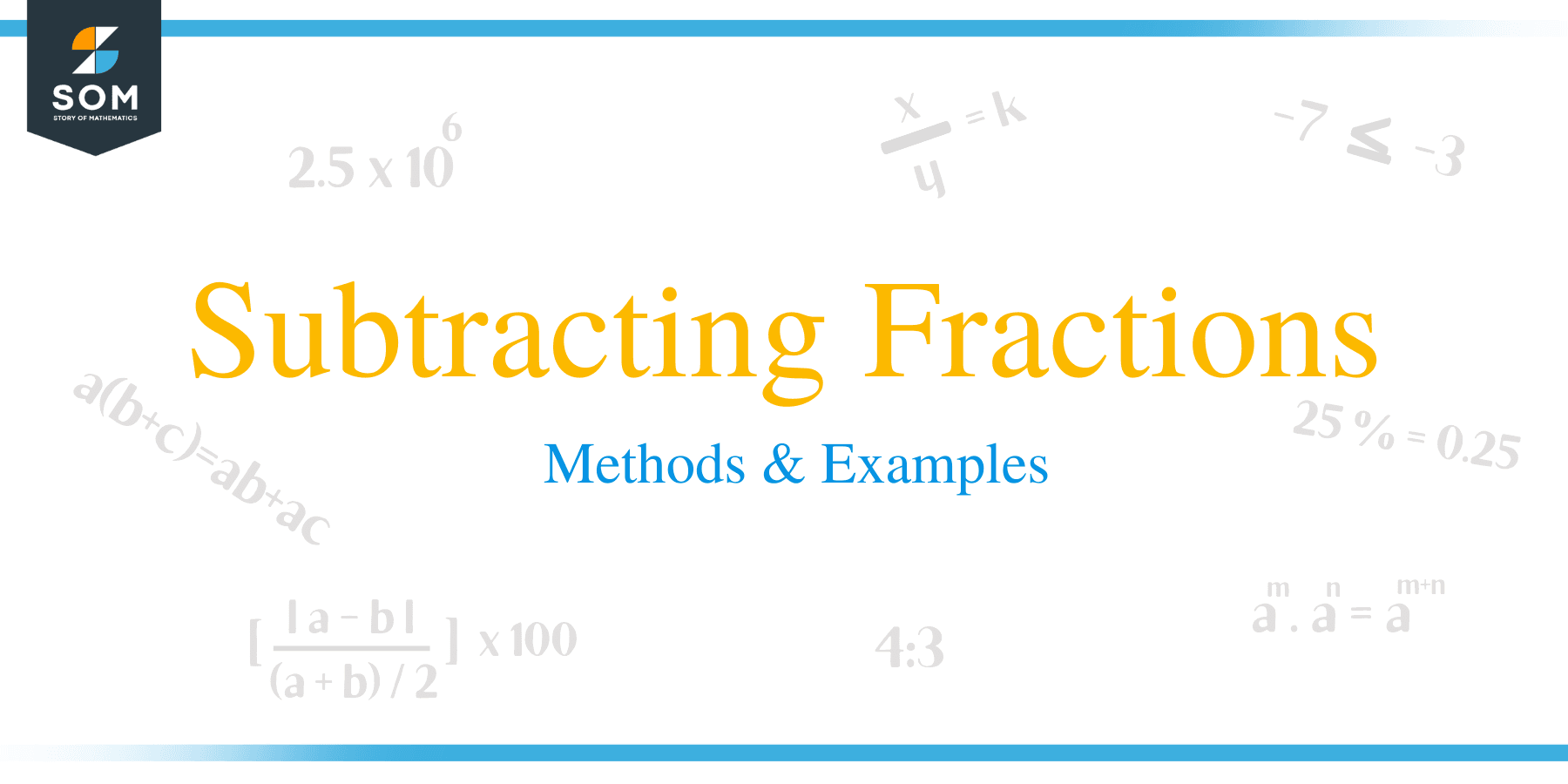 Subtracting Fractions