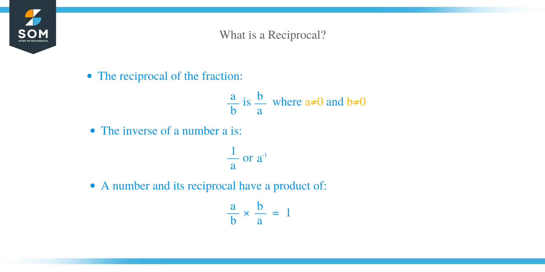 What is a Reciprocal?