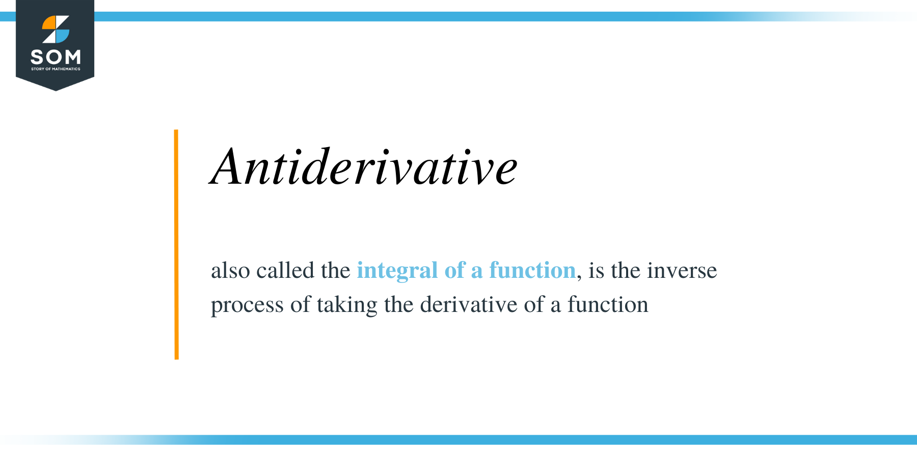 Antiderivative degine