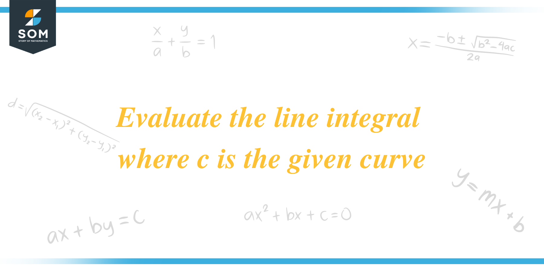 Evalute the line integral title