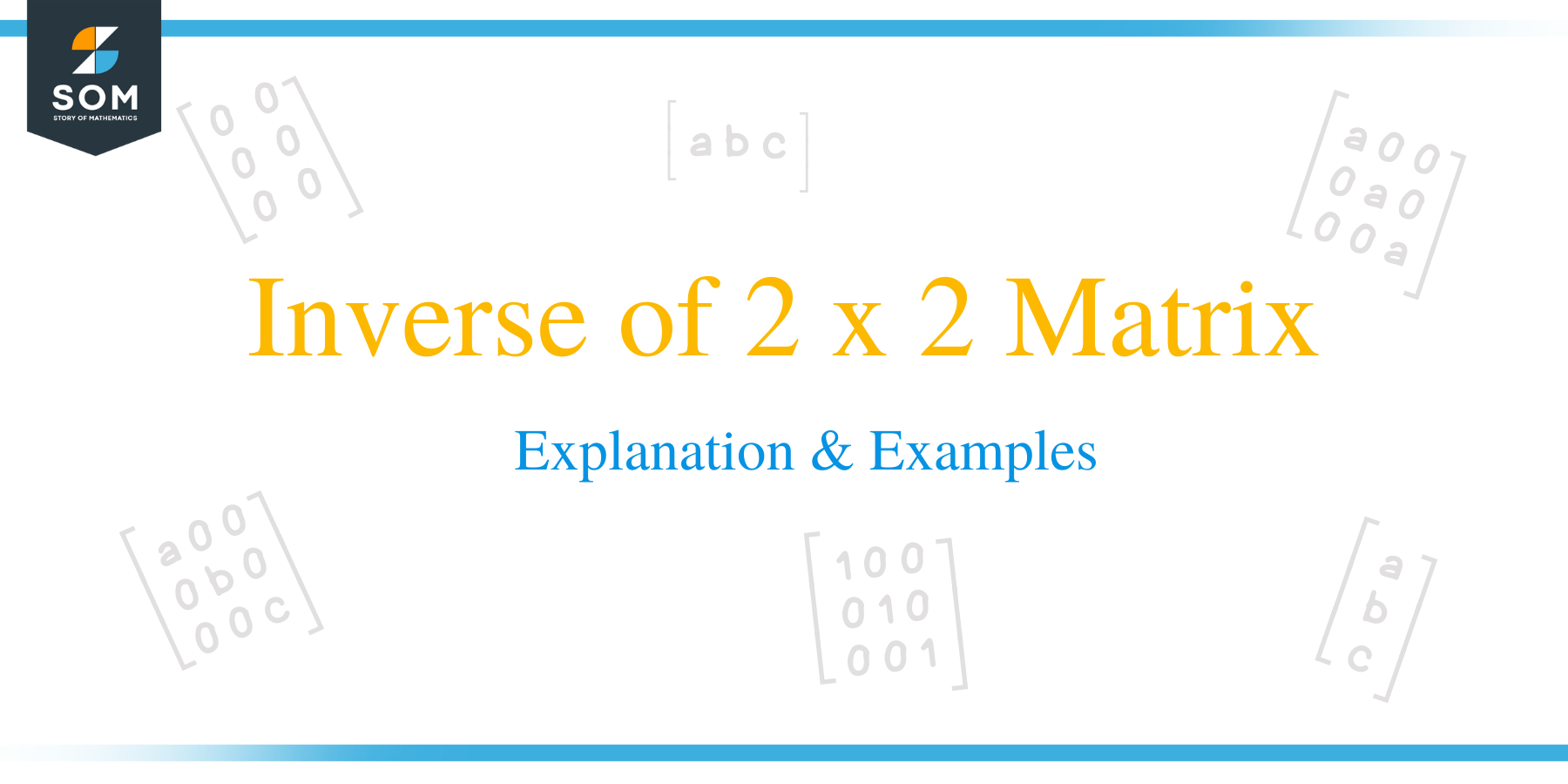 Inverse of 2 x 2 Matrix