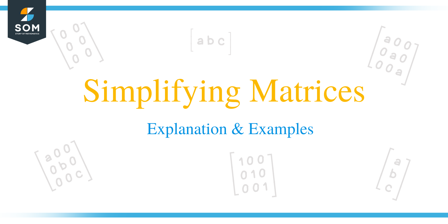 Simplifying Matrices