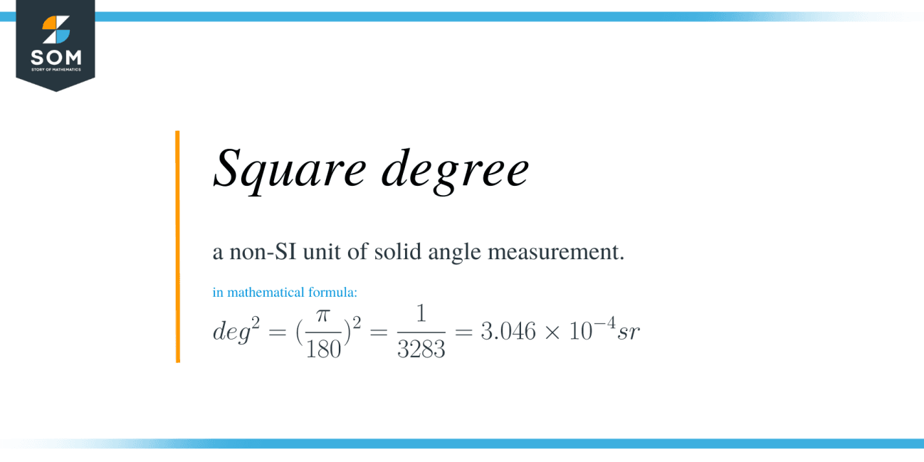 Square degrees a detailed guide to this measurement the story of