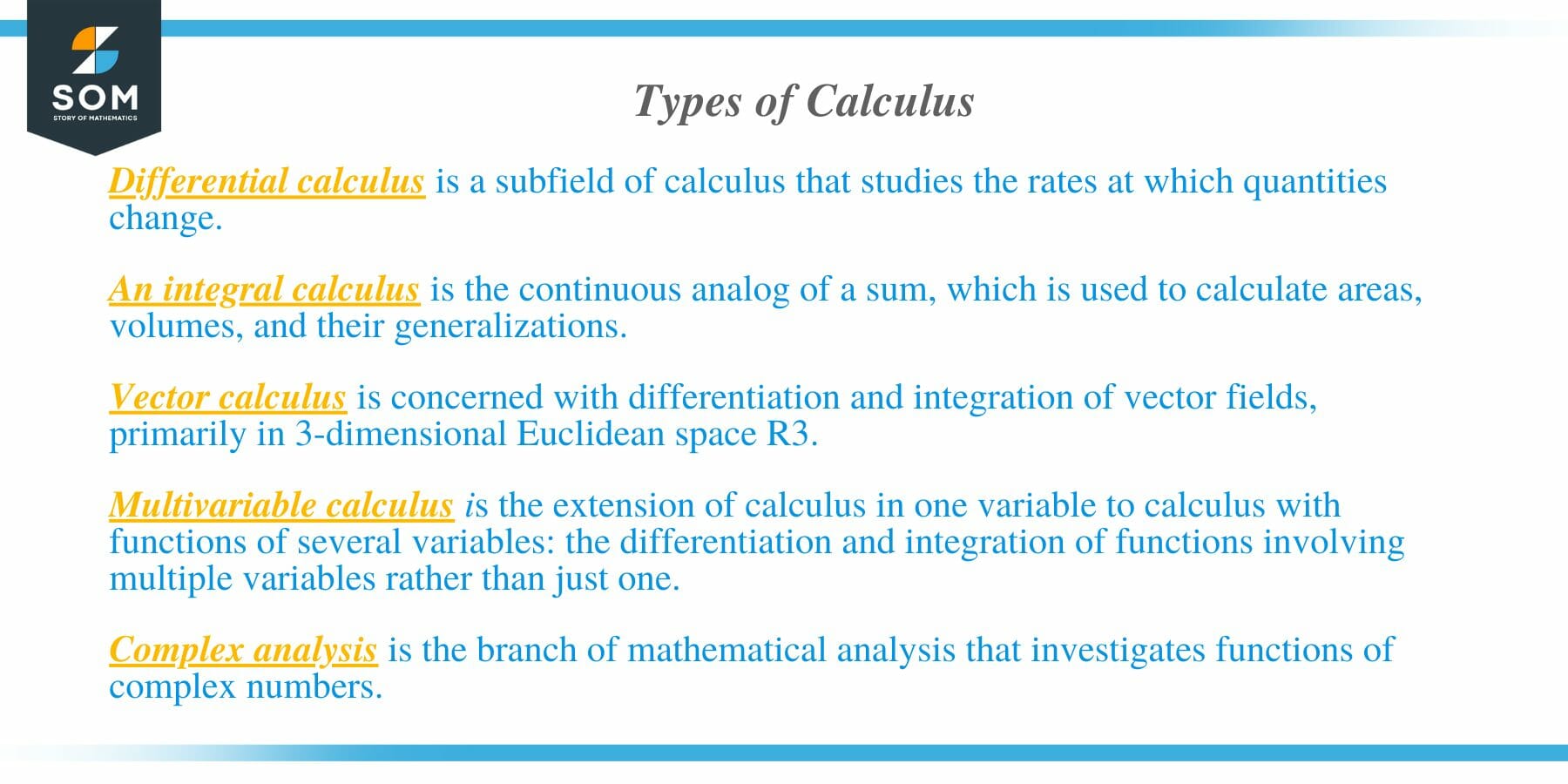Types of Calculus