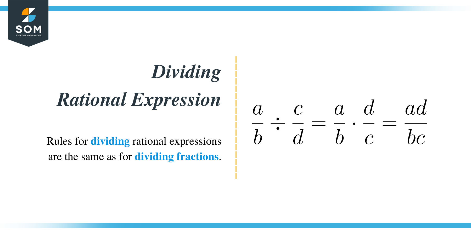 Dividing Rational Expressions Definition