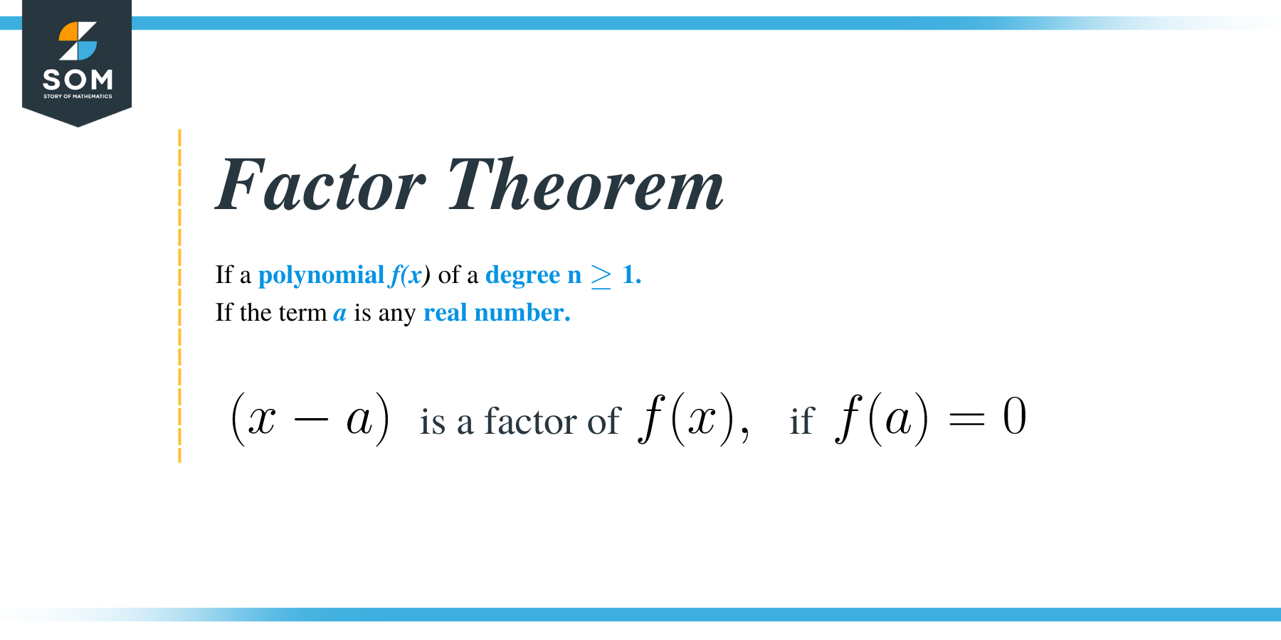 Factor Theorem Formula