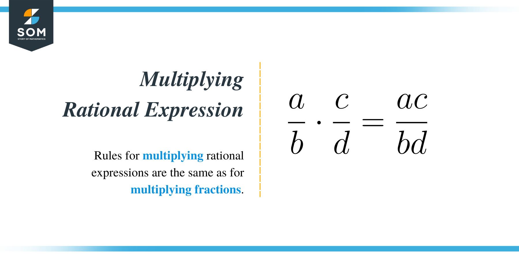 Multiplying Rational Expressions Definition