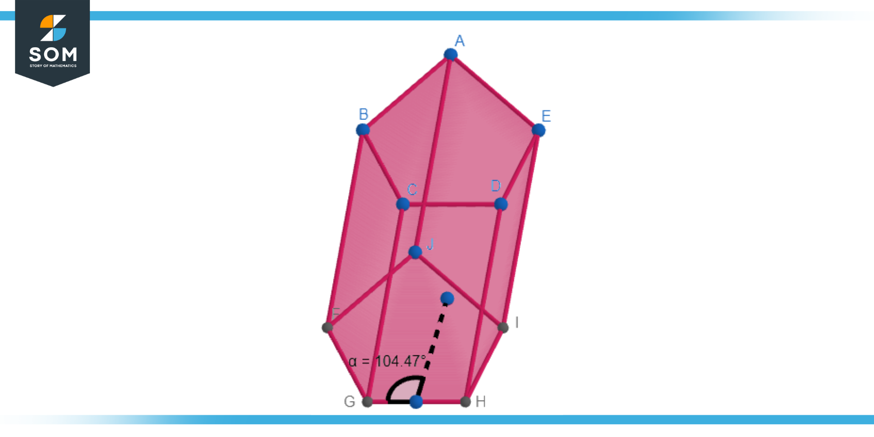 Pentagonal Prism ABCDEFGHIJ Oblique