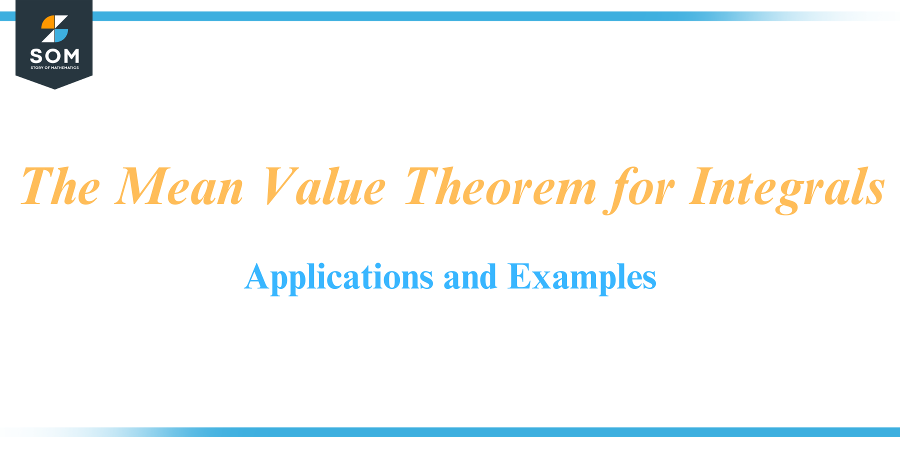 The Mean Value Theorem for Integrals Applications and